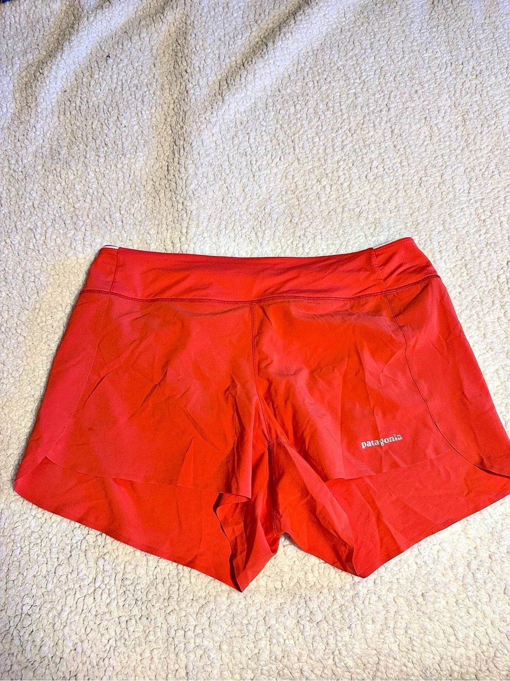 Patagonia Endless Run Shorts Coral Athletic Shorts Large